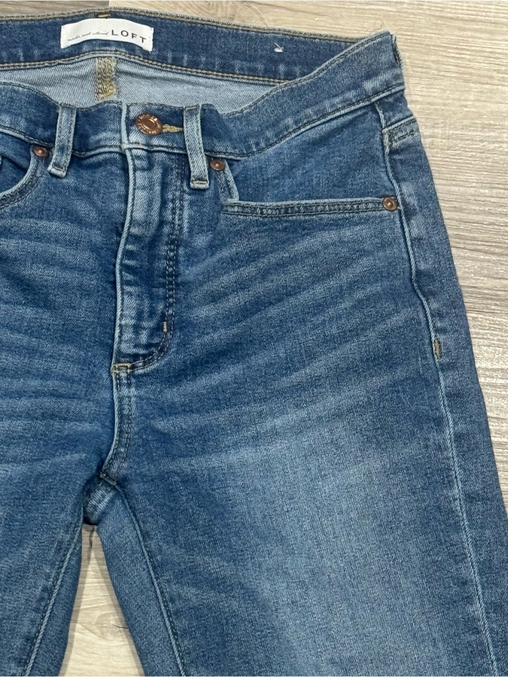 LOFT “The Boot” Bootcut Jeans Size 2 - Picture 2 of 10